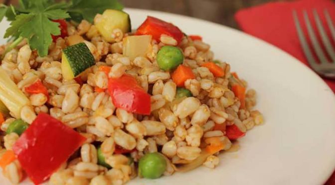 Insalata di farro fredda