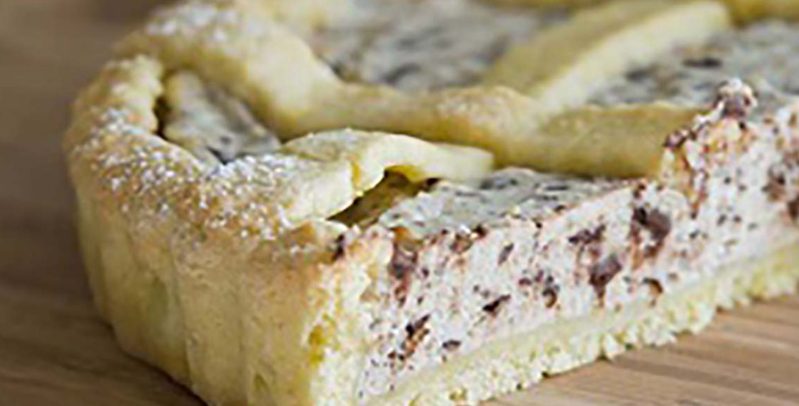 Torta di ricotta con gocce di cioccolata