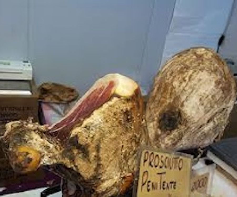 Prosciutto crudo penitente alle castagne