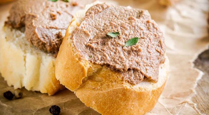 Crostini di fegatini pollo