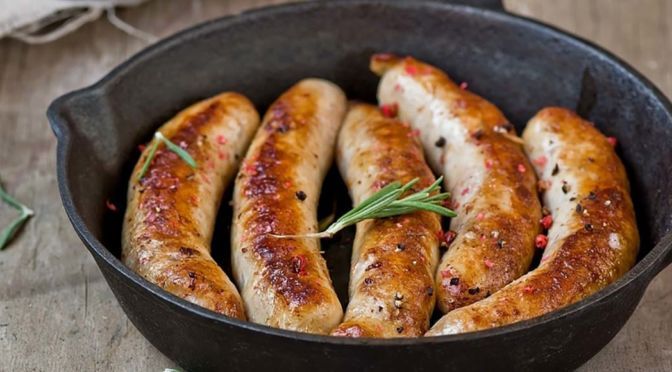 Mondiola, salsiccia, pancetta e biroldo con aceto di vino